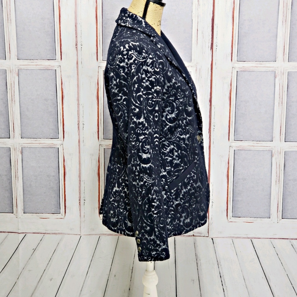 Cabi Jacquard paisley print Blazer style 109 sz 2 - Picture 5 of 8